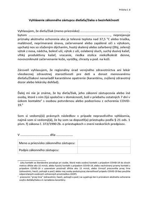 Schéma práv a povinností zákonného zástupcu dieťaťa
