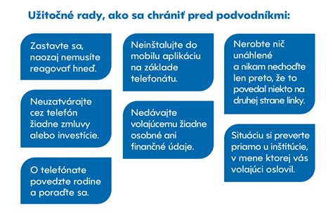 Infografika s radami, ako sa chrániť pred podvodmi