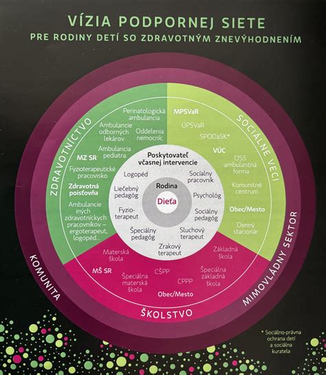 Ilustrácia podpornej siete pre náhradné rodiny