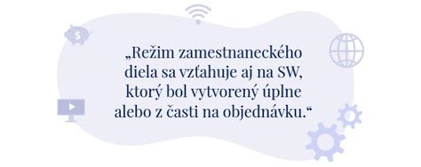 Schéma: Režim zamestnaneckého diela
