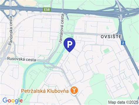 Mapa ulice Osuského v Petržalke s vyznačenými firmami