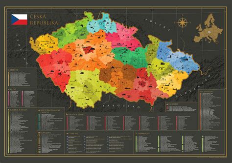 Mapa Slovenskej a Českej republiky s vyznačením spolupráce Sociálnych poisťovní