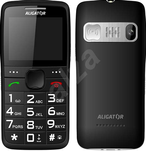 Mobilný telefón Aligator A675 Senior s nabíjacím stojanom