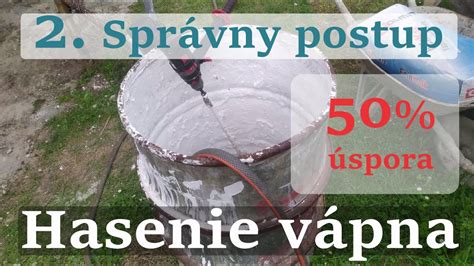 Historická príprava haseného vápna na stavbe