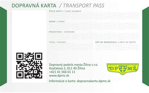 Dopravná karta pre seniorov, Martin