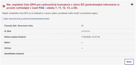 ikona na overenie DPH čísla