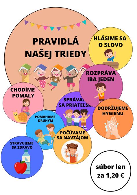 Ilustrácia učiteľa vysvetľujúceho pravidlá triedy žiakom