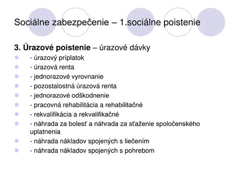 Pozostalostná úrazová renta a jednorazové odškodnenie