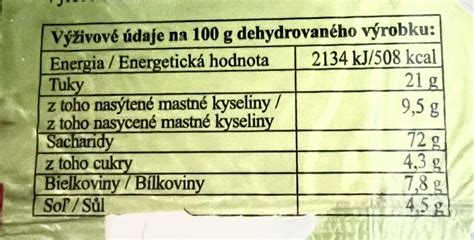 Tabuľka porovnávajúca nutričné hodnoty mäsovej a vegetariánskej stravy