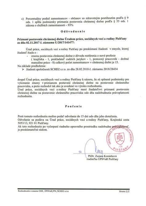proces registrácie chránenej dielne