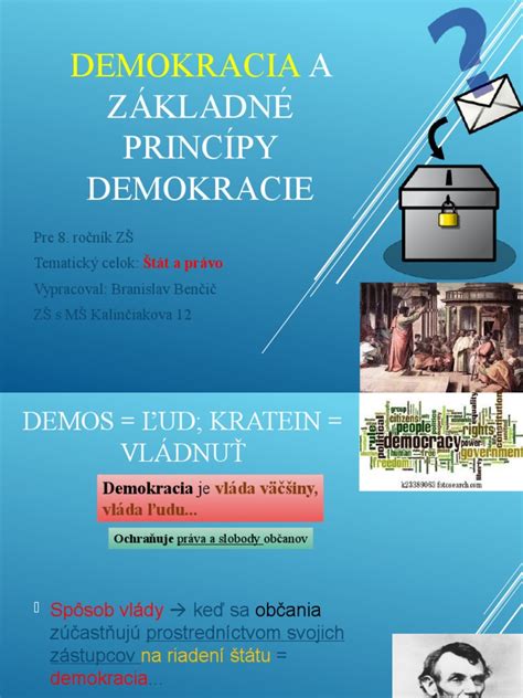 Základné princípy demokracie