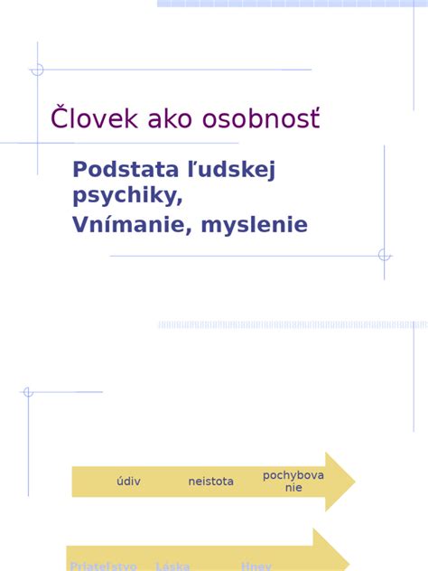 Ilustrácia ľudskej psychiky a emócií