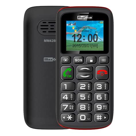 Detail tlačidlovej klávesnice telefónu Maxcom MM428
