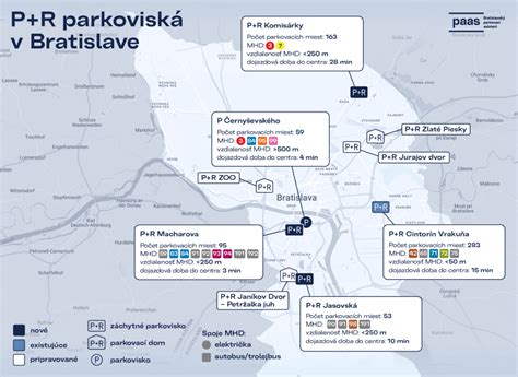 Mapa zóny rezidenčného parkovania v Bratislave