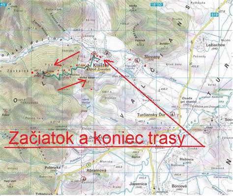Mapa: Rozmiestnenie zariadení pre seniorov v regióne Kláštora pod Znievom