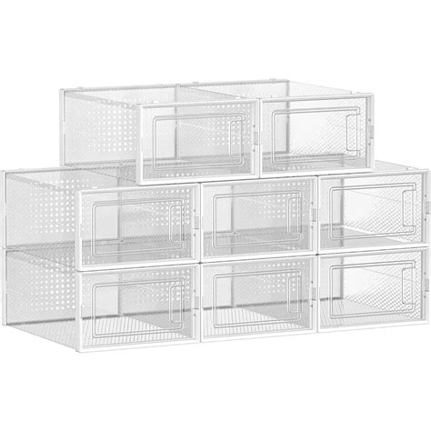 priehľadné plastové boxy na topánky