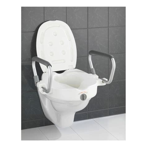 Zvýšené WC sedadlo s opierkami na ruky