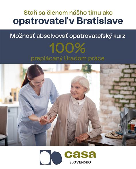 Opatrovateľ študujúci alebo pracujúci