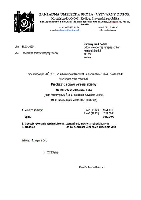 Grafický prehľad procesu registrácie verejnej zbierky