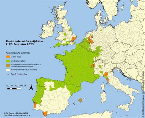Mapa rozšírenia salamandry škvrnitej v Európe