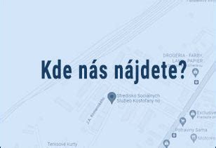 Mapa zariadení sociálnych služieb
