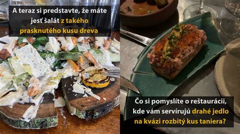 Kreatívne servírovanie jedla v reštaurácii
