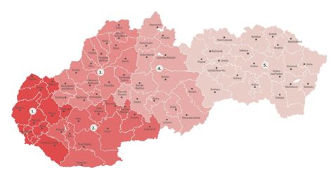 Mapa zmluvných partnerov Dôvery