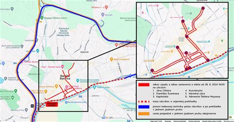 Mapa Hlohovca a okolia s vyznačenými priemyselnými zónami a dopravnými uzlami