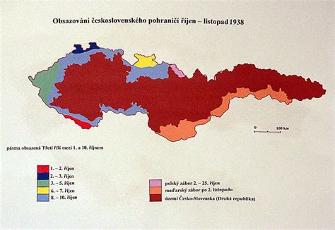 Mapa znázorňujúca územné usporiadanie po Pittsburskej dohode