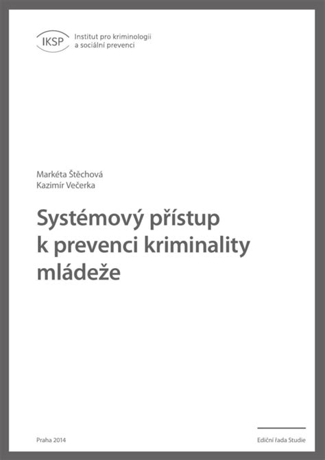 Závažný spoločenský problém kriminality mládeže
