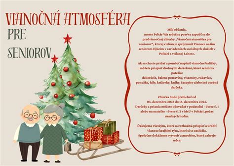 Sviatočná atmosféra pre seniorov