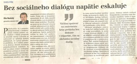 Ilustrácia sociálneho dialógu