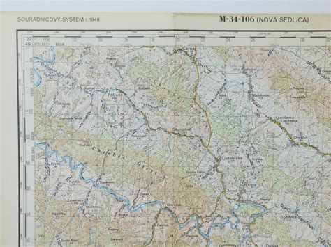 Mapa obce Nová Sedlica a jej okolia