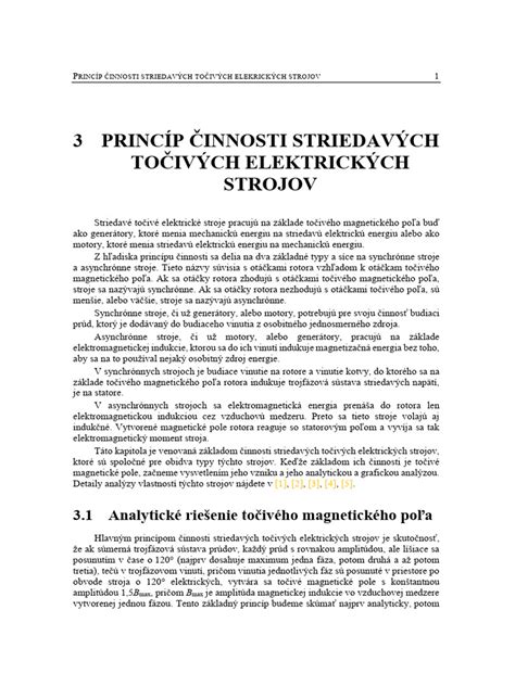 Princíp činnosti senzora a akčného člena