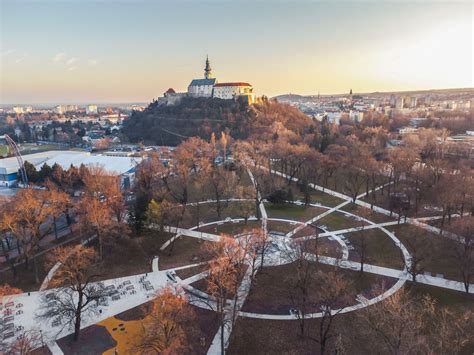 Pohľad na zrevitalizovaný Mestský park v Nitre
