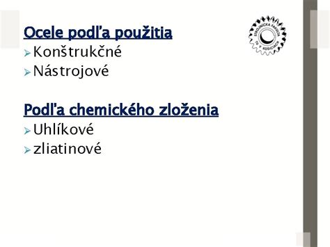 Porovnanie chemického zloženia uhlíkovej a nehrdzavejúcej ocele