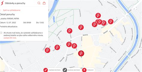 Mapa odberných miest elektriny