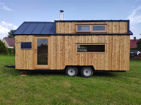 Tiny house na kolesách v prírode