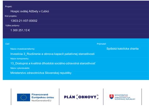 Tabuľka cien paliatívnej a ošetrovateľskej starostlivosti 2023-2025