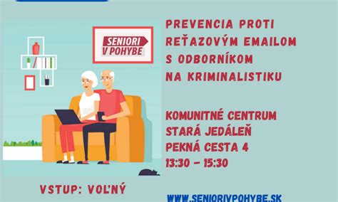 Seniori na prednáške proti podvodom