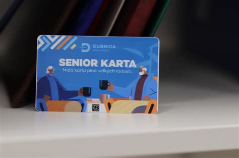 Senior karta s logom mesta Sobrance