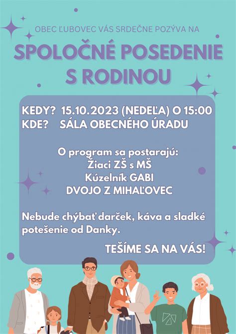 Seniori varia spoločne s rodinou