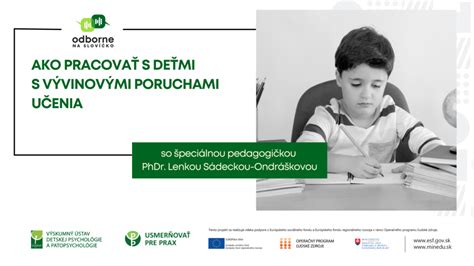 Obrázok pracovných listov pre žiakov so špecifickými poruchami učenia