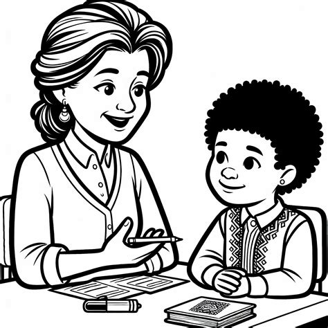 Učiteľka individuálne pracuje so žiakom
