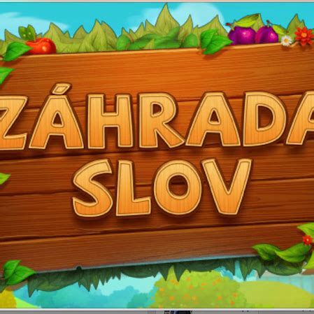 Schéma hry Záhrada slov