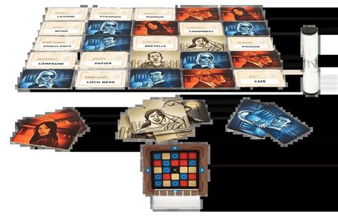 Príklad hracej plochy Codenames