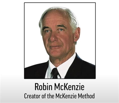 Robin McKenzie - zakladateľ McKenzie metódy