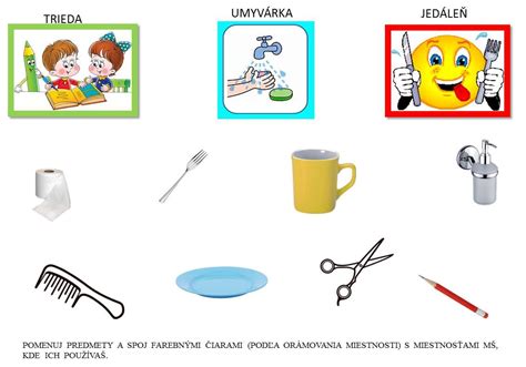 Ilustrácia znázorňujúca rôzne predmety dennej potreby s ekologickým zameraním