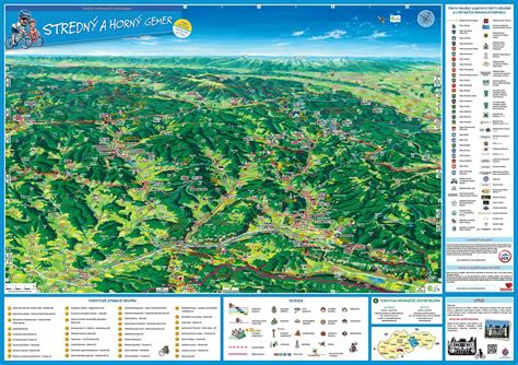 Mapa regiónu Horný Gemer na Slovensku