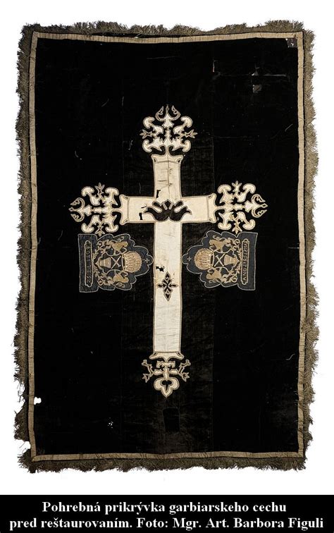 Pohrebná prikrývka čižmárskeho cechu z Rožňavy (1824)